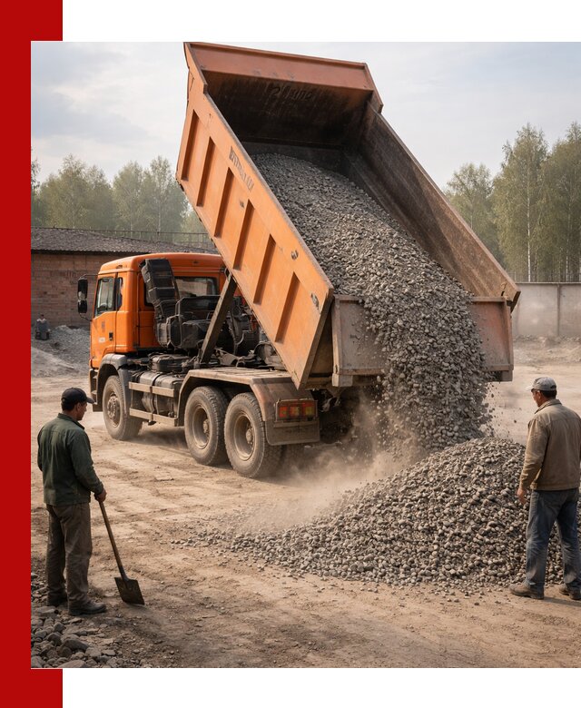 Доставка самосвалом 20 м3 в Тейково быстро и надежно