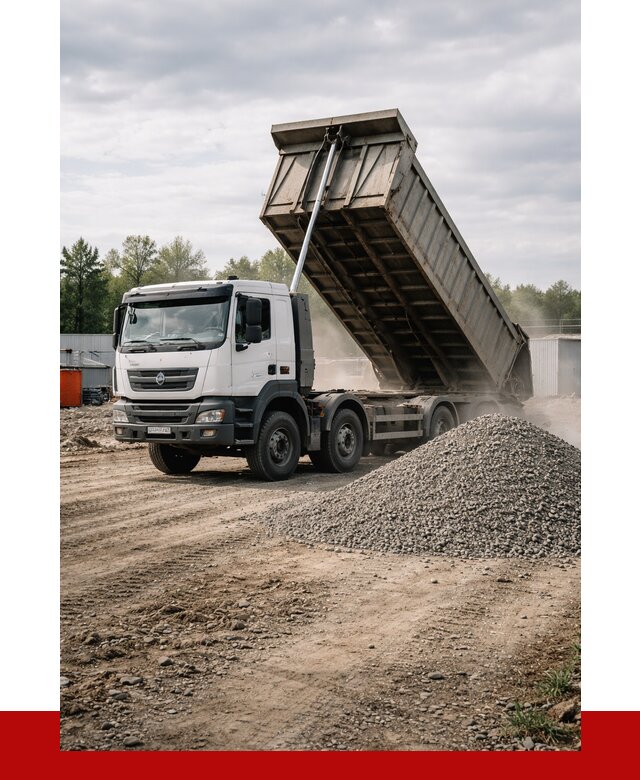 Доставка самосвалом 40 кубов в Тейково от 9786 р. | ПРОНЕРУДТкв