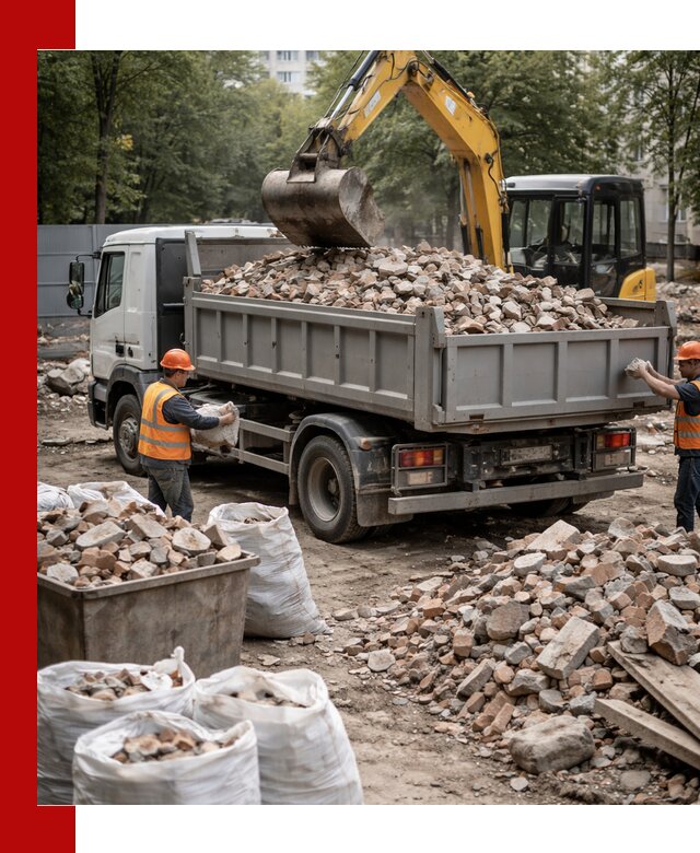 Вывоз строительного мусора в Тейково с самосвалами и контейнерами