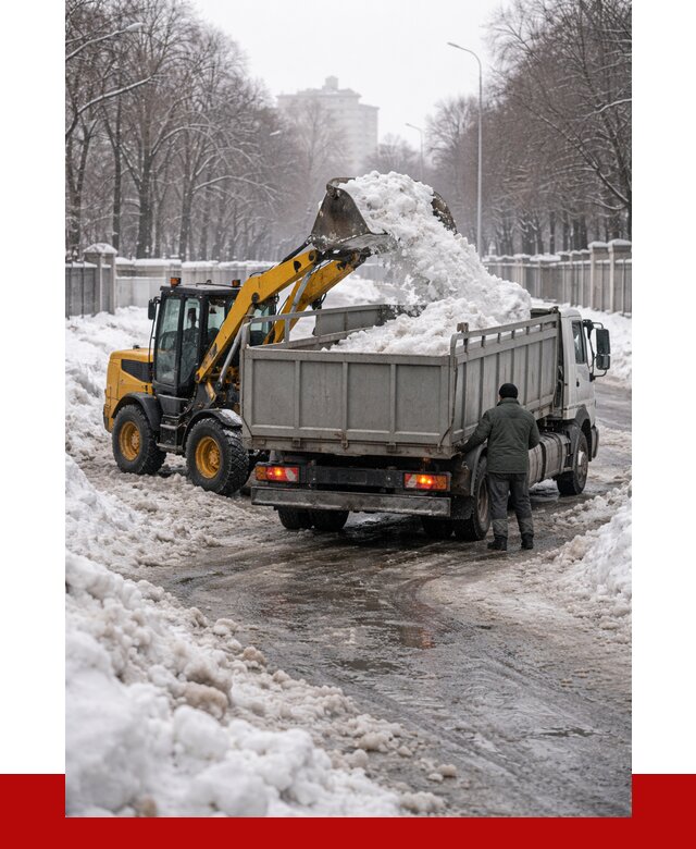 Вывоз снега с погрузкой в Тейково от 3806 р. ПРОНЕРУДТкв
