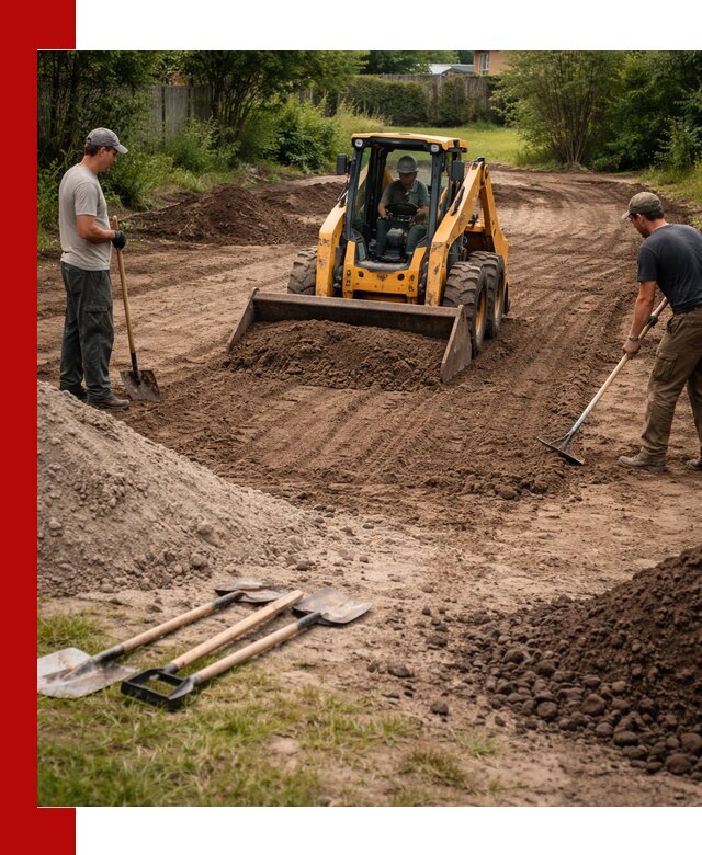 Планировка участка грунтом с вывозом и доставкой в Тейково