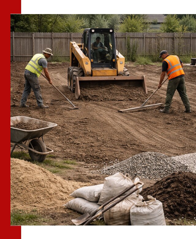 Выравнивание участка под строительство и благоустройство в Тейково