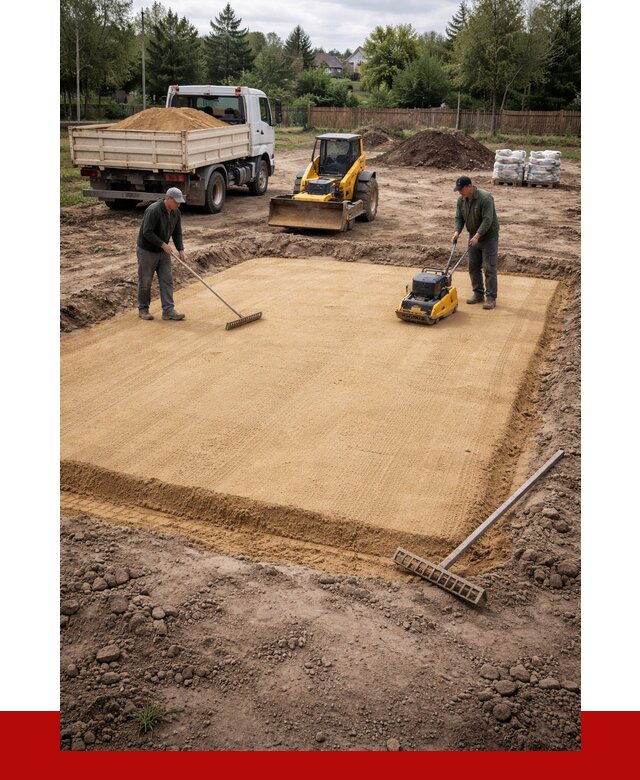 Устройство песчаной подушки в Тейково от 4893 р. ПРОНЕРУДТкв