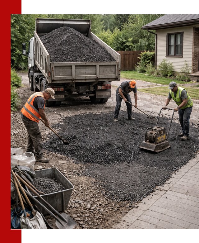 Асфальтовая крошка для двора с доставкой в Тейково